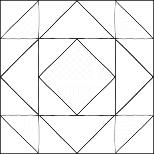 Керамогранит Lasselsberger Домино декор 1 черно-белый 30x30 см